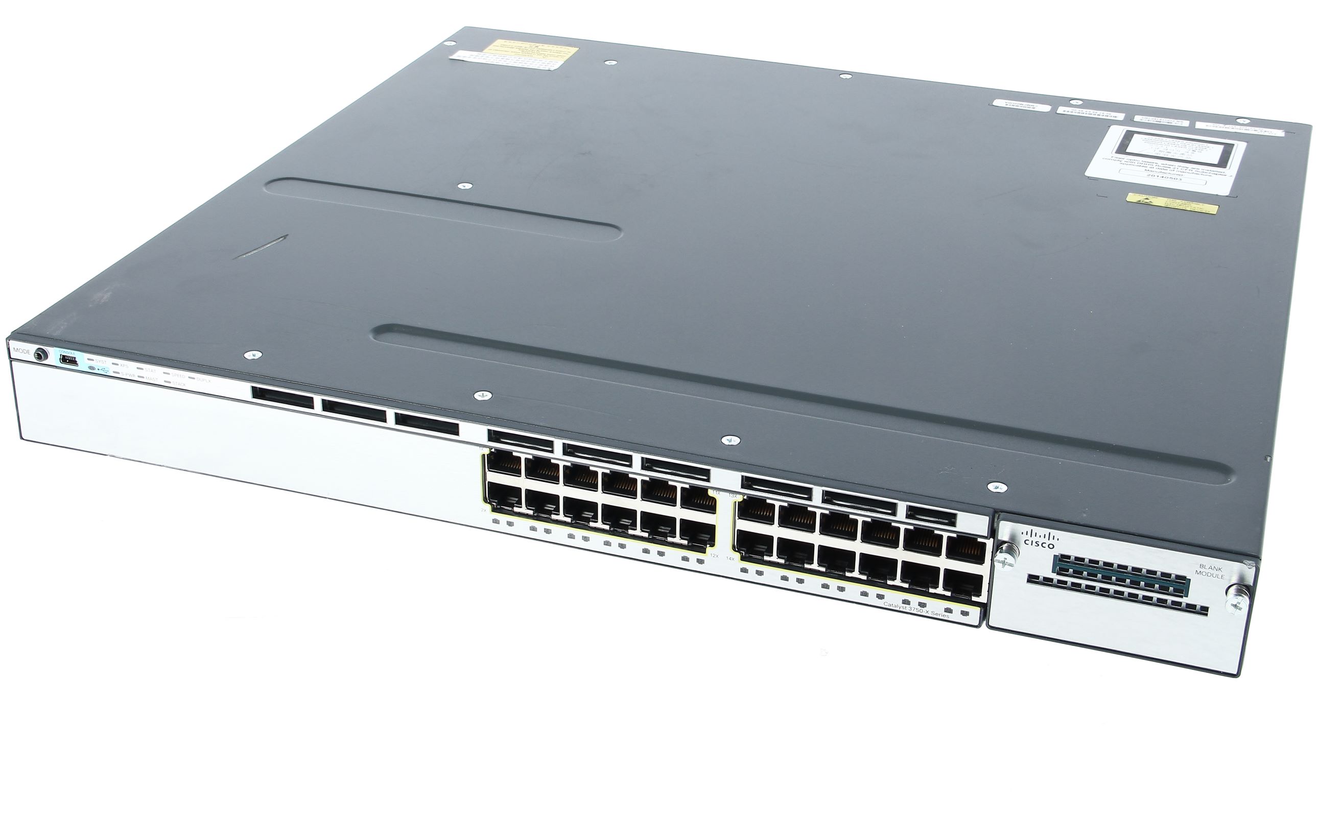 Cisco Catalyst 3750X-24T-E Switch 24x Gigabit Ethernet L3