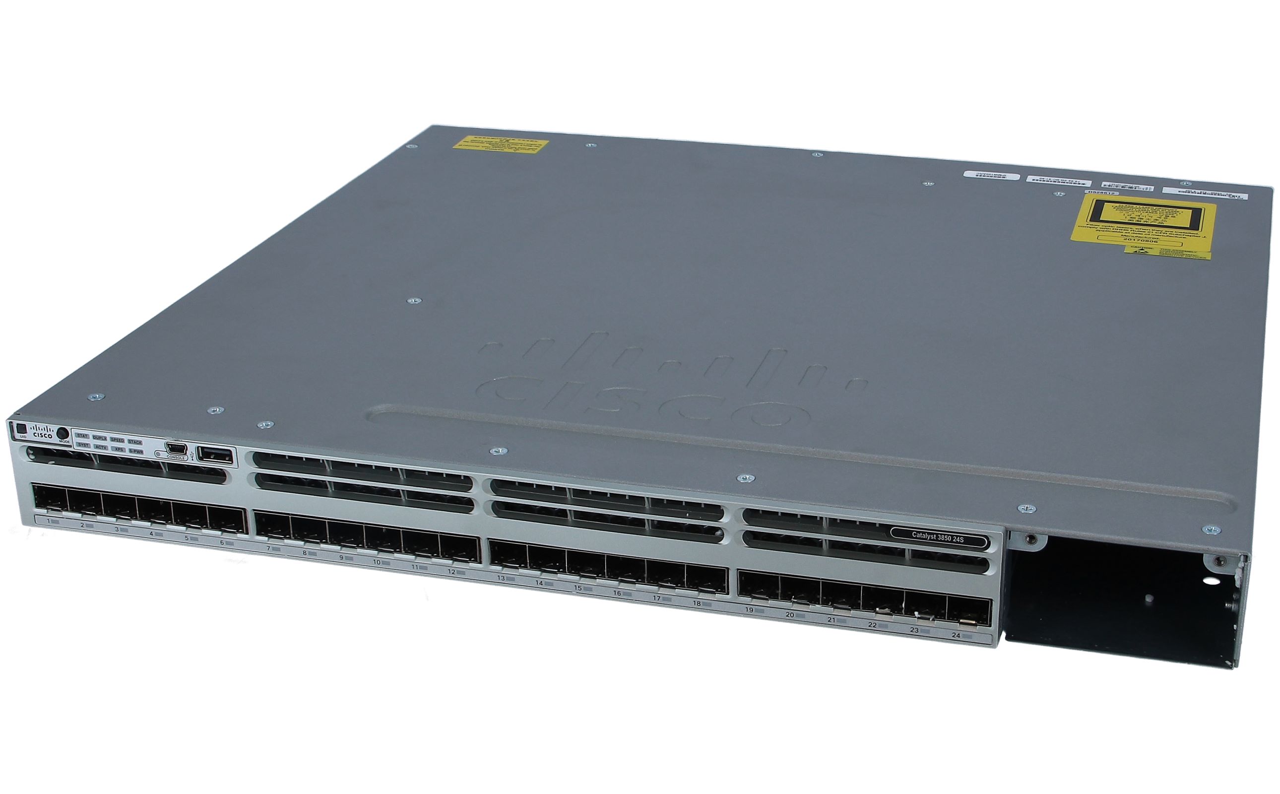 Cisco Catalyst 3850-24S-S Switch 24x SFP, Stackable, Enterprise