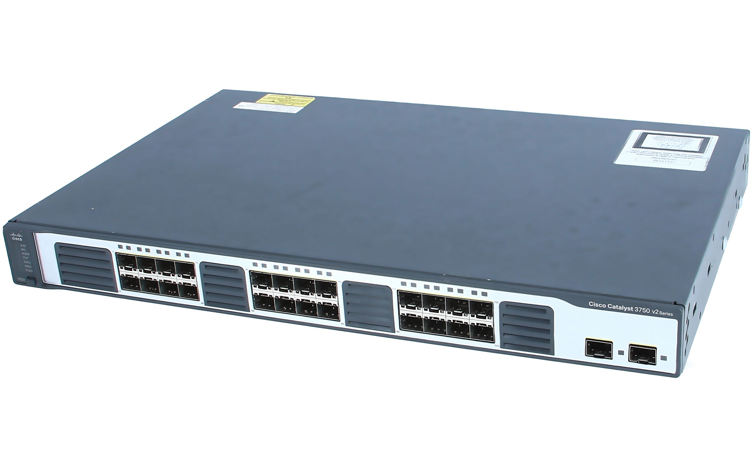 Cisco Catalyst 3750V2-24FS-S Switch 24 porty 100BASE-FX