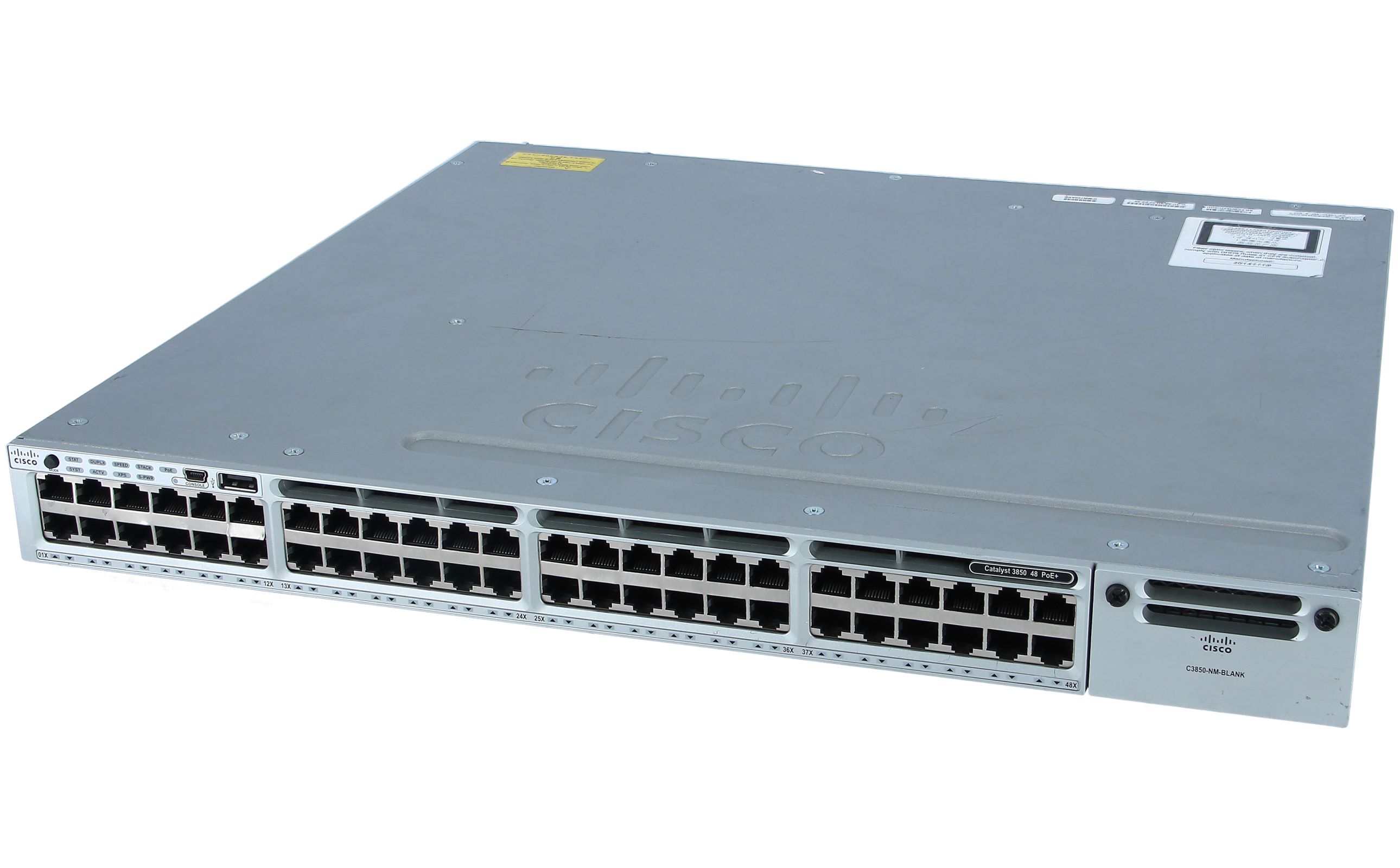 Cisco Catalyst 3850R-48P-S Switch 48 portów PoE+, 4x10G, Stack