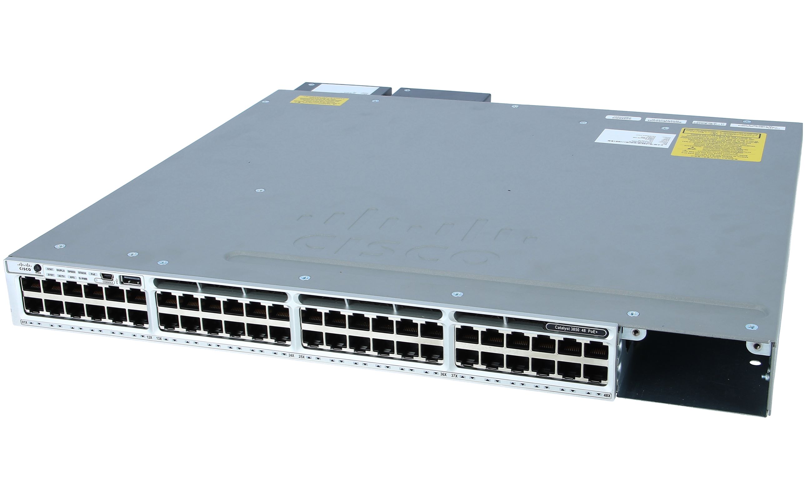 Cisco Catalyst 3850-48F-S Switch 48x PoE+ Gigabit, 715W, StackPower