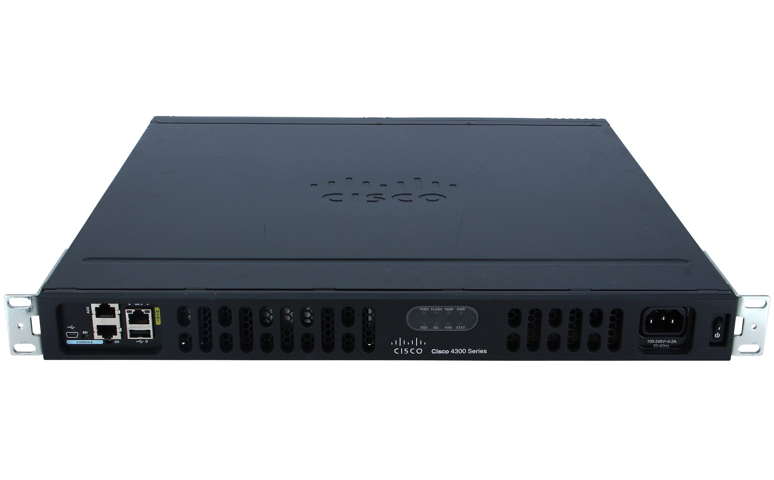 Cisco ISR4331-AXV/K9 Router 4-port Gigabit Ethernet, 2 NIM, 1 SM, 3 EHWIC