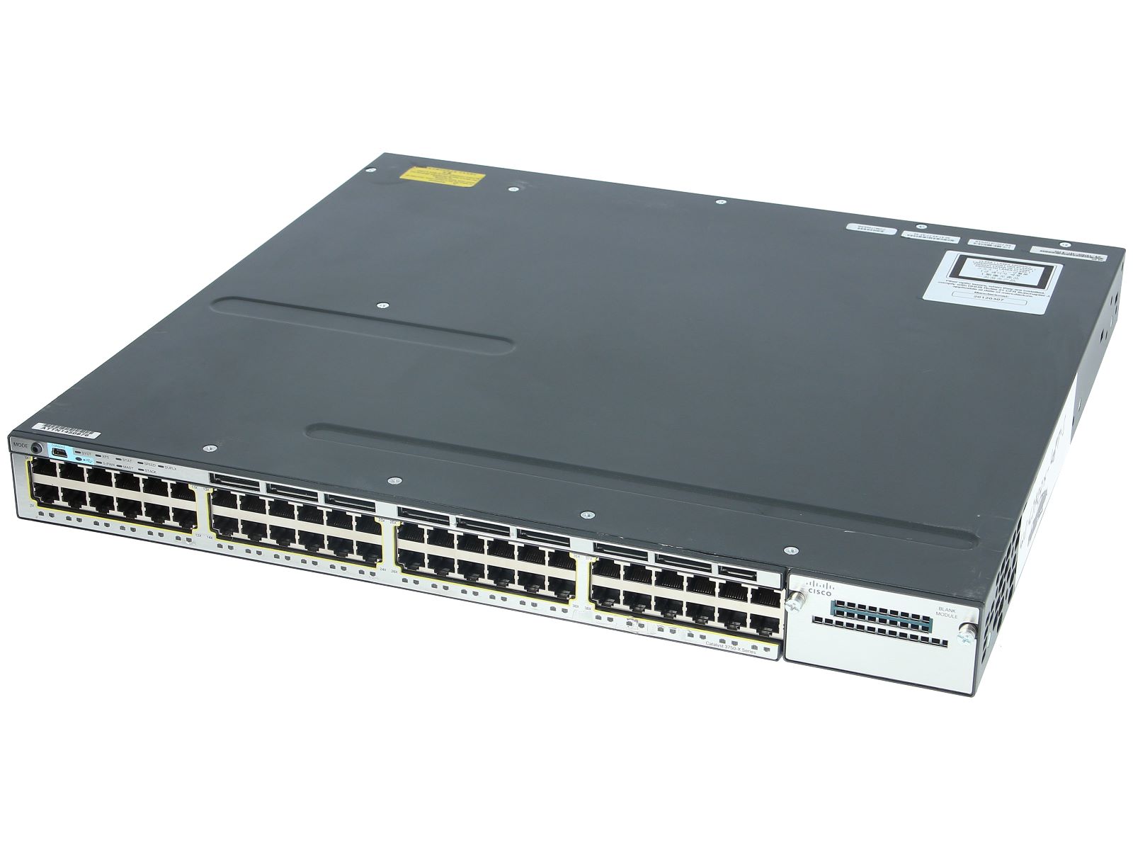 Cisco Catalyst 3750X-48T-S Switch 48 portów 10/100/1000